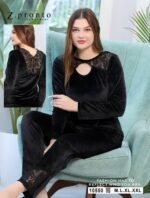 ⁦Winter women’s pajama, 2 Pieces⁩ - الصورة ⁦4⁩