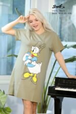 ⁦Ladies' T-shirt Dress⁩ - الصورة ⁦3⁩