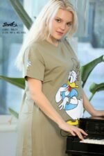 ⁦Ladies' T-shirt Dress⁩ - الصورة ⁦5⁩