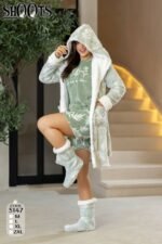⁦Winter women’s Robe⁩ - الصورة ⁦3⁩