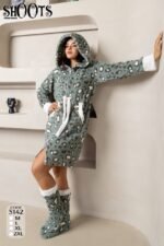 ⁦Winter women’s Robe⁩ - الصورة ⁦8⁩