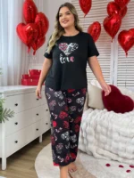 ⁦Women’s pajama, 2 Pieces⁩ - الصورة ⁦2⁩