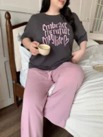 ⁦Women’s pajama, 2 Pieces⁩ - الصورة ⁦2⁩