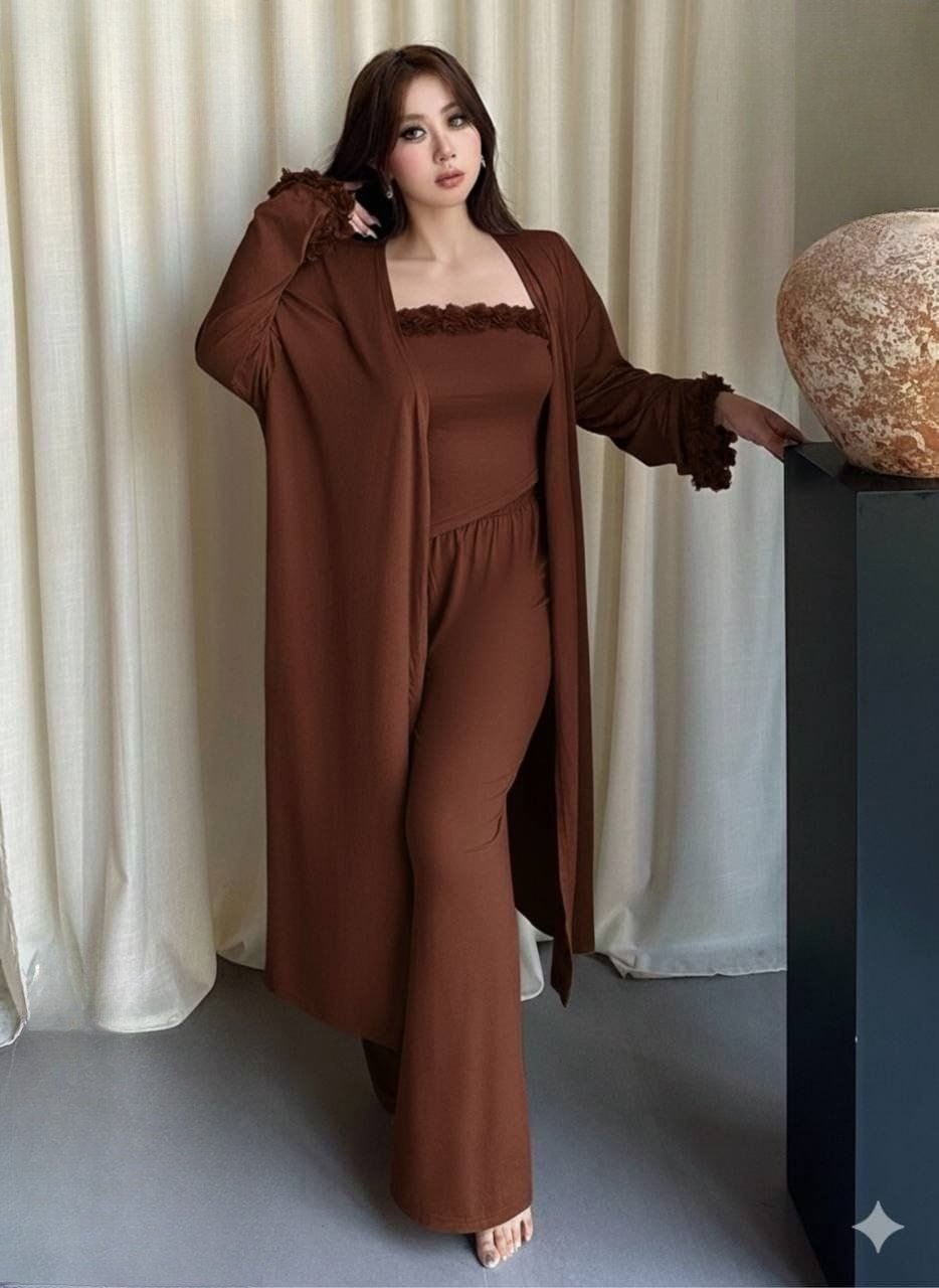 d91437f0-5a2b-428b-9237-f6e7e059b920 Women’s Pajama, 3 Pieces - الصورة 1
